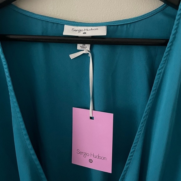 Sergio Hudson for Target Teal Bodysuit - Picture 4 of 4